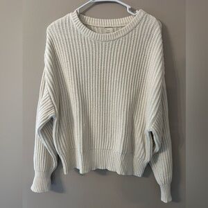 a new day Cream Crew Neck Sweater